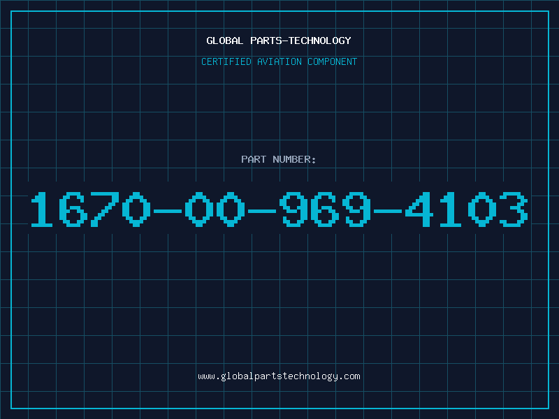 Aviation Part 1670-00-969-4103