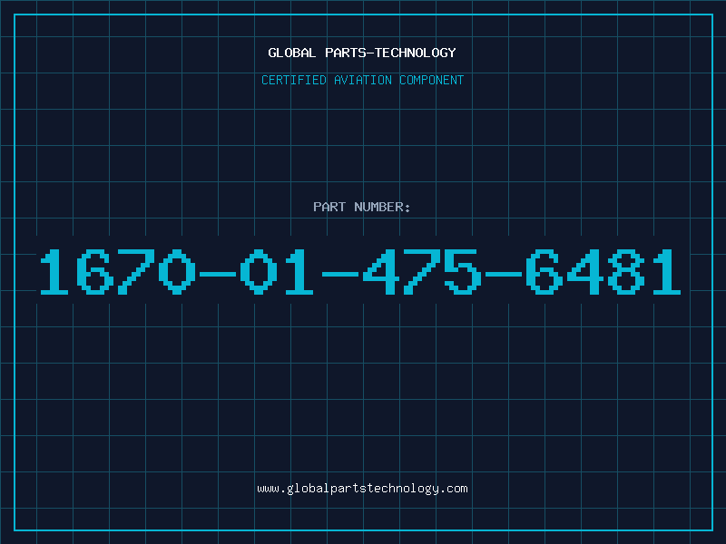 Aviation Part 1670-01-475-6481