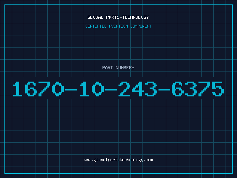 Aviation Part 1670-10-243-6375