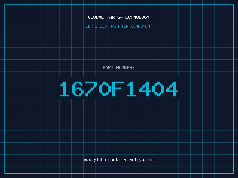 Aviation Part 1670F1404