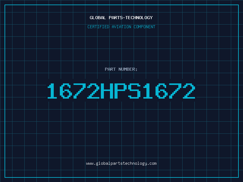 Aviation Part 1672HPS1672