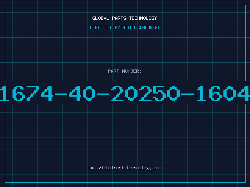 Aviation Part 1674-40-20250-1604