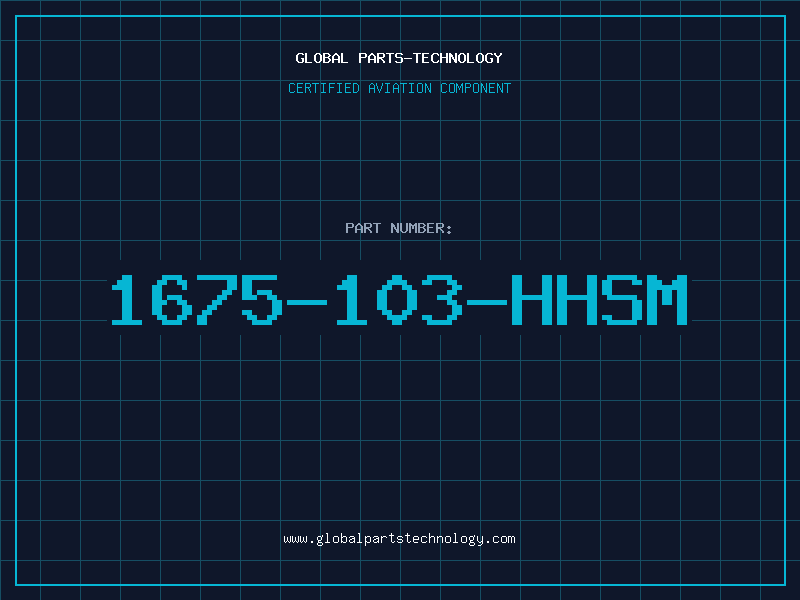 Aviation Part 1675-103-HHSM