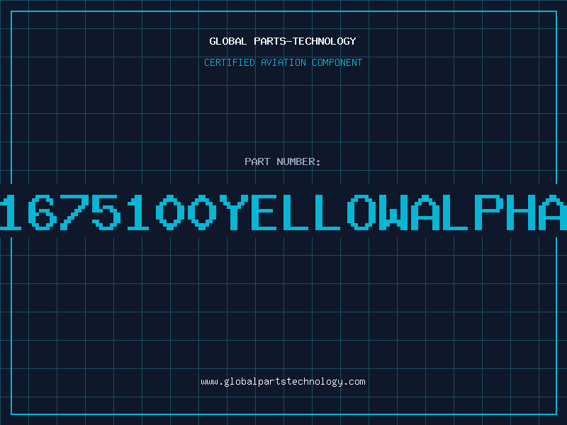 Aviation Part 1675100YELLOWALPHA