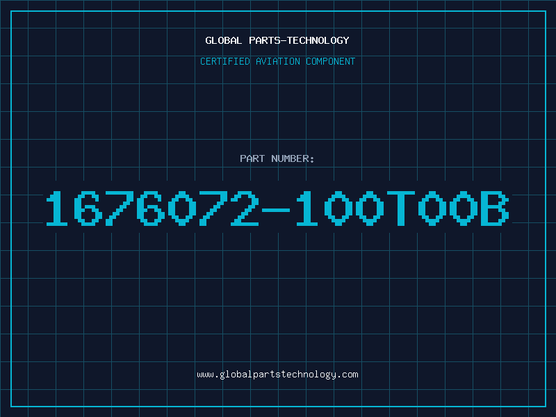 Aviation Part 1676072-100T00B