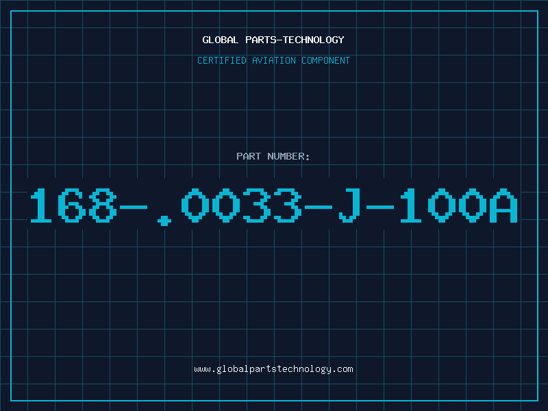 Aviation Part 168-.0033-J-100A