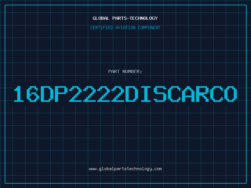 Aviation Part 16DP2222DISCARCO
