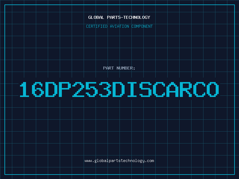 Aviation Part 16DP253DISCARCO