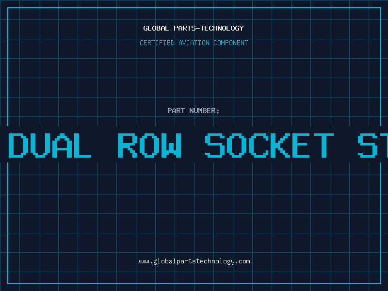 Aviation Part 16P DUAL ROW SOCKET STRIP