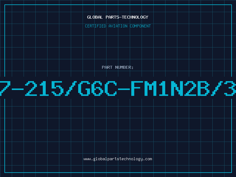 Aviation Part 17-215/G6C-FM1N2B/3T
