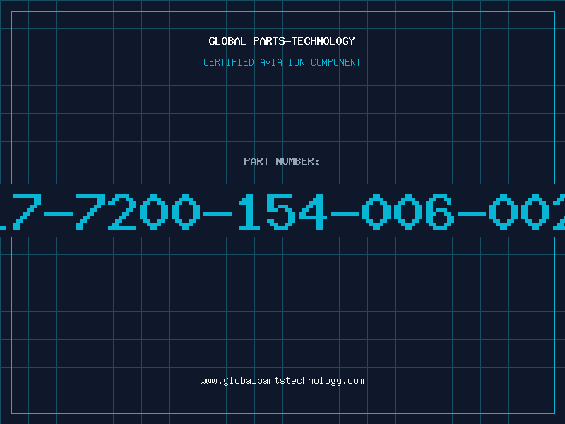 Aviation Part 17-7200-154-006-002