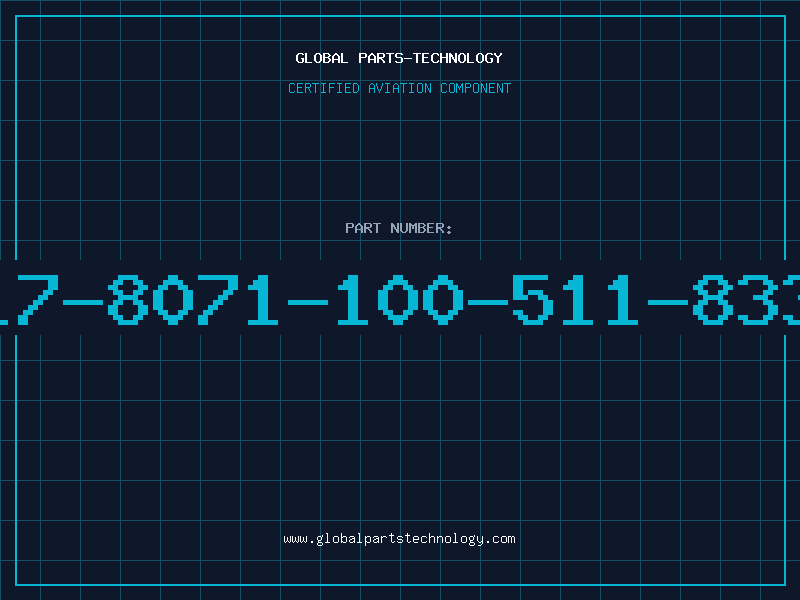 Aviation Part 17-8071-100-511-833