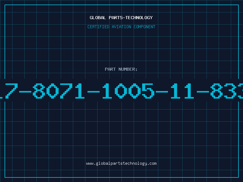 Aviation Part 17-8071-1005-11-833