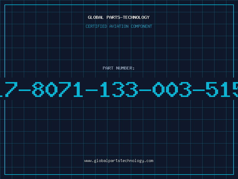 Aviation Part 17-8071-133-003-515