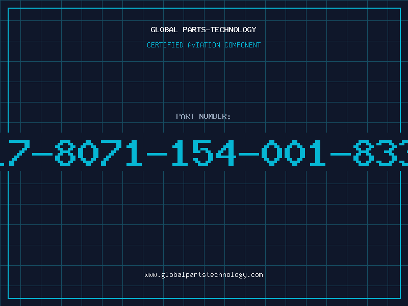 Aviation Part 17-8071-154-001-833