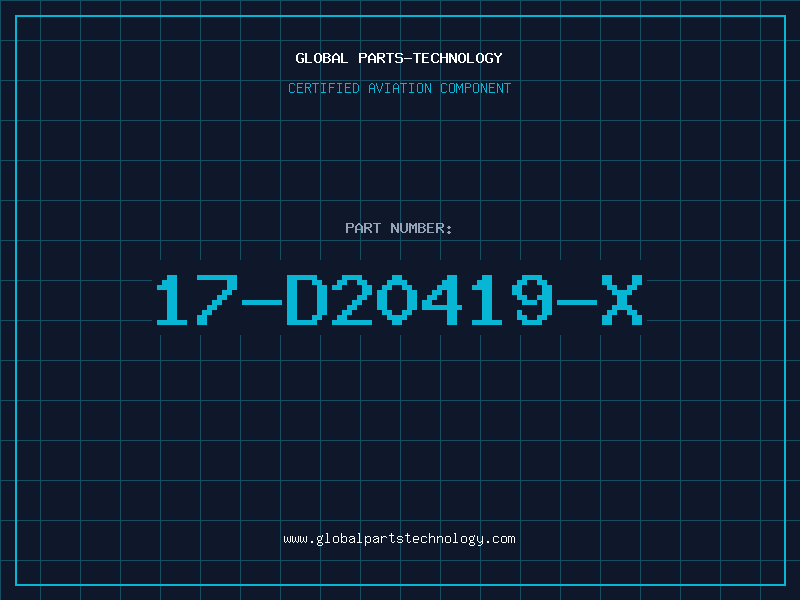 Aviation Part 17-D20419-X