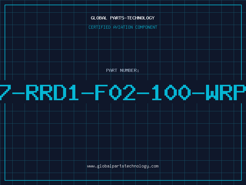 Aviation Part 17-RRD1-F02-100-WRPR