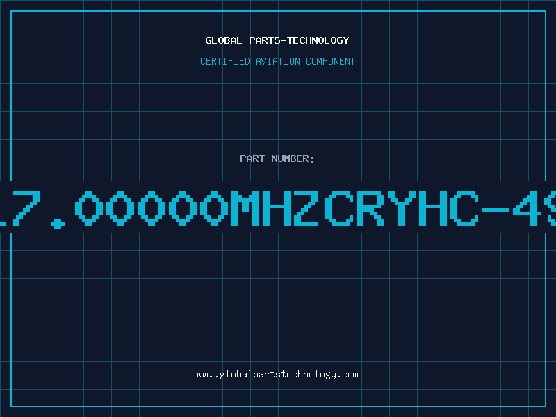 Aviation Part 17.00000MHZCRYHC-49