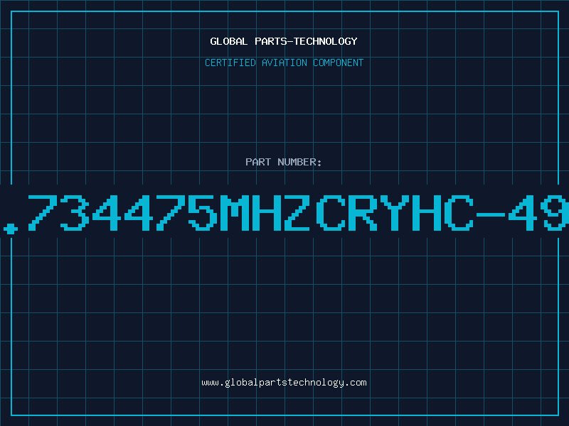 Aviation Part 17.734475MHZCRYHC-49/U