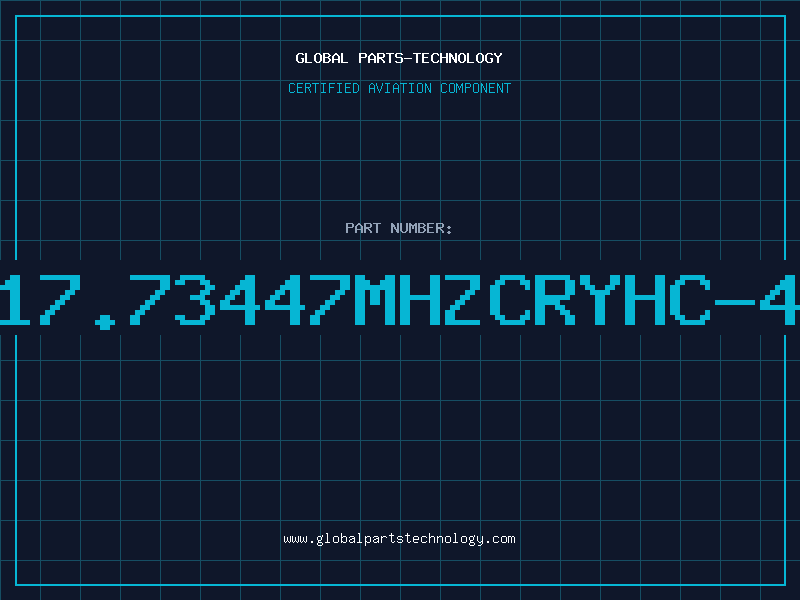 Aviation Part 17.73447MHZCRYHC-4