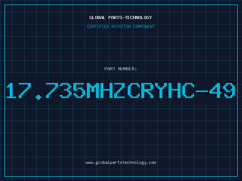 Aviation Part 17.735MHZCRYHC-49