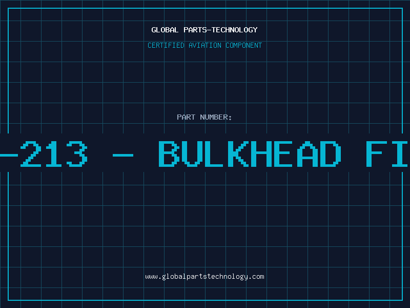 Aviation Part 17000-213 - BULKHEAD FITTING