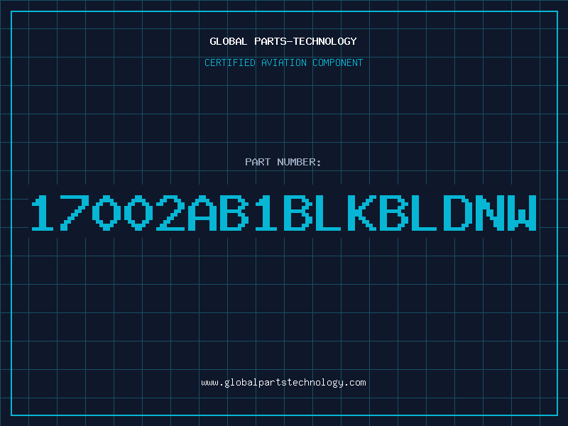 Aviation Part 17002AB1BLKBLDNW