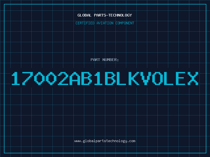 Aviation Part 17002AB1BLKVOLEX