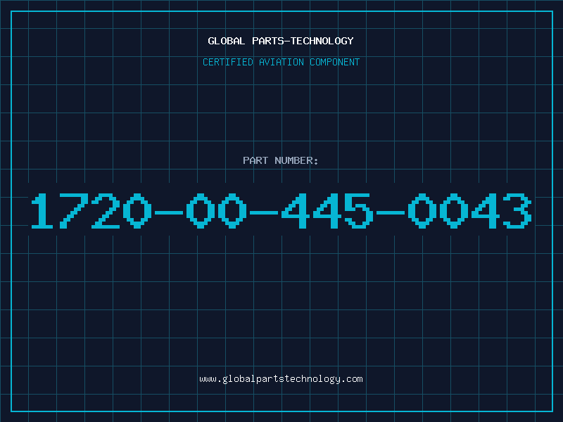 Aviation Part 1720-00-445-0043