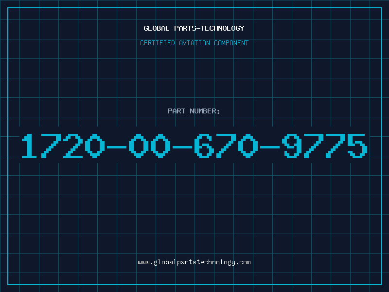 Aviation Part 1720-00-670-9775