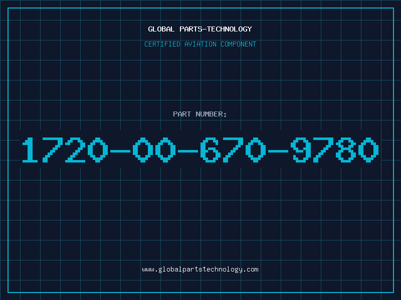 Aviation Part 1720-00-670-9780