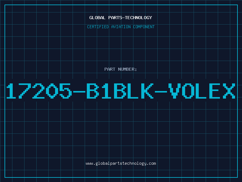 Aviation Part 17205-B1BLK-VOLEX