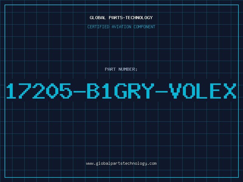 Aviation Part 17205-B1GRY-VOLEX