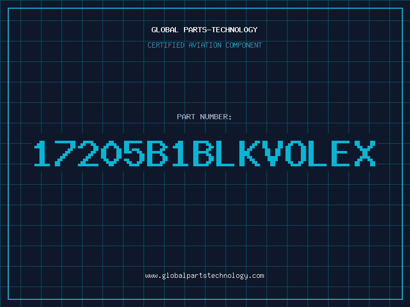 Aviation Part 17205B1BLKVOLEX