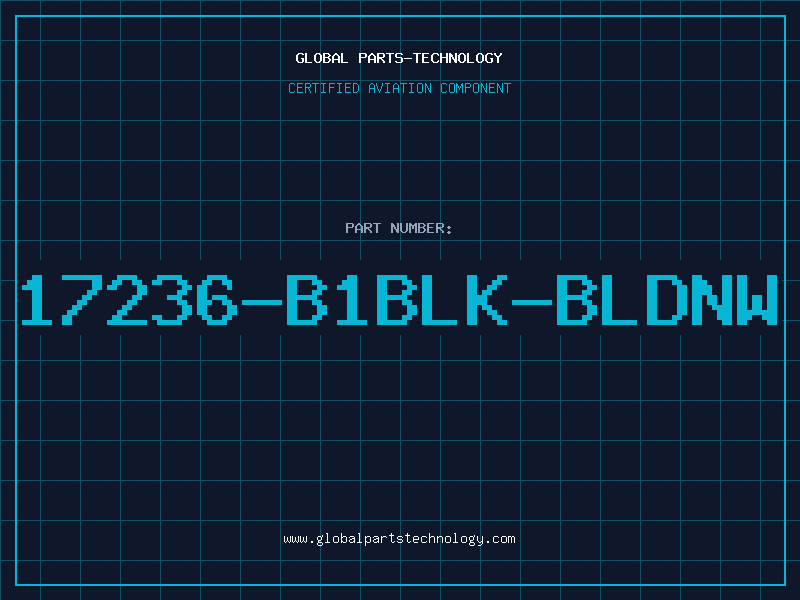 Aviation Part 17236-B1BLK-BLDNW