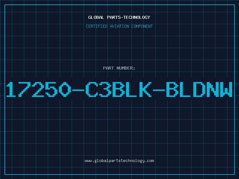 Aviation Part 17250-C3BLK-BLDNW