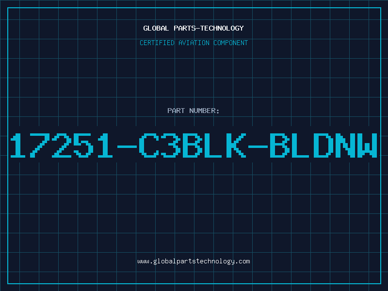 Aviation Part 17251-C3BLK-BLDNW
