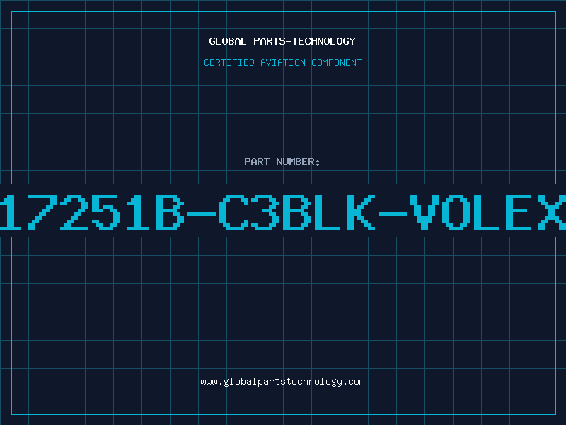 Aviation Part 17251B-C3BLK-VOLEX