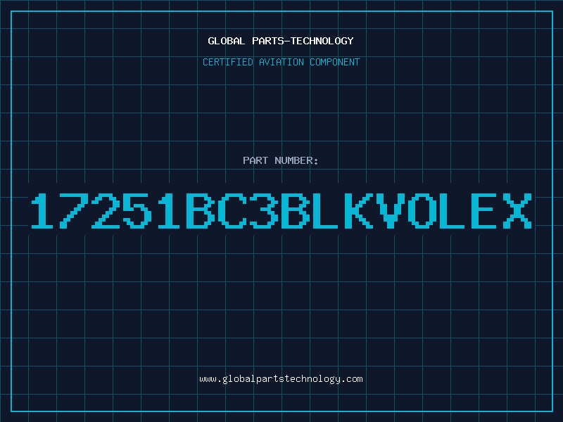 Aviation Part 17251BC3BLKVOLEX