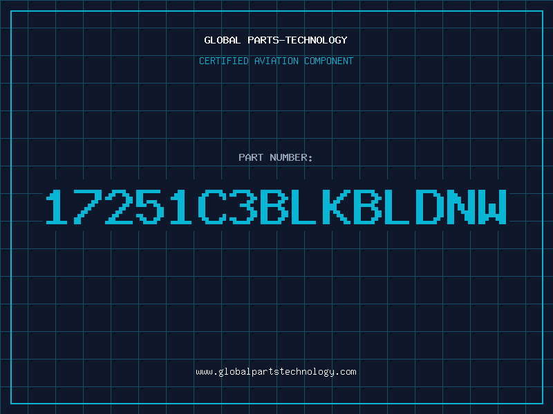 Aviation Part 17251C3BLKBLDNW