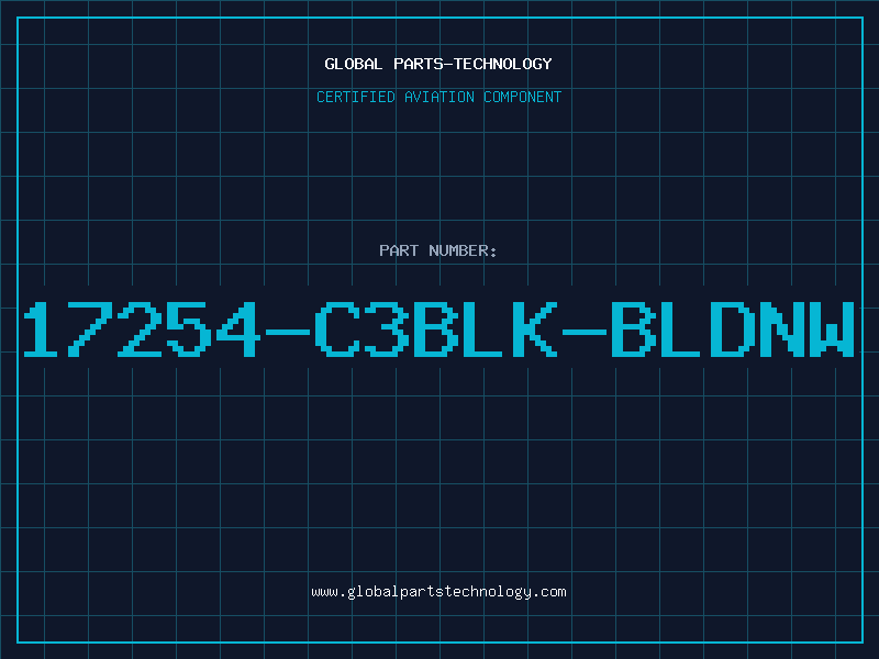 Aviation Part 17254-C3BLK-BLDNW