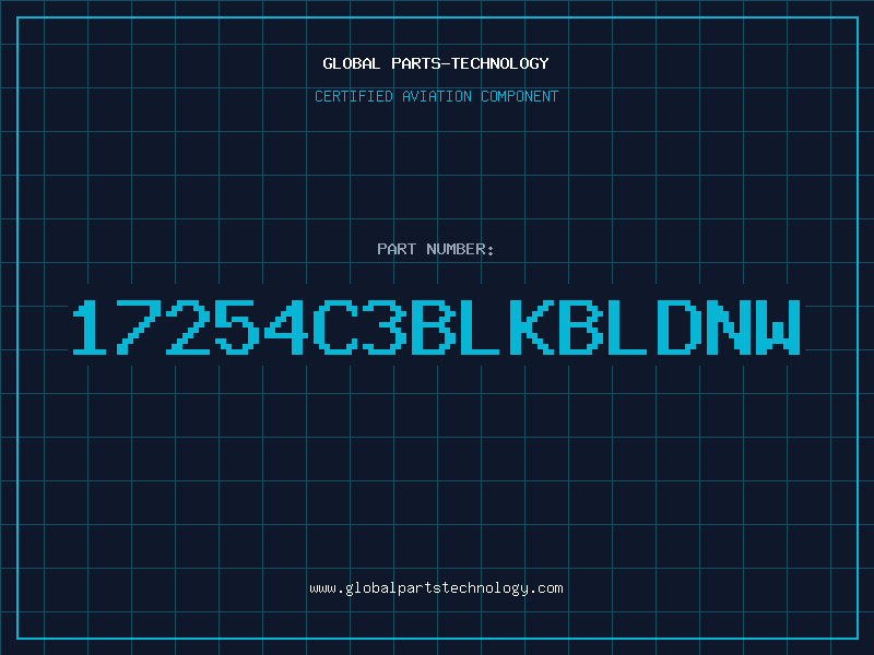 Aviation Part 17254C3BLKBLDNW