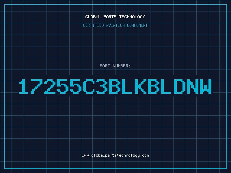Aviation Part 17255C3BLKBLDNW