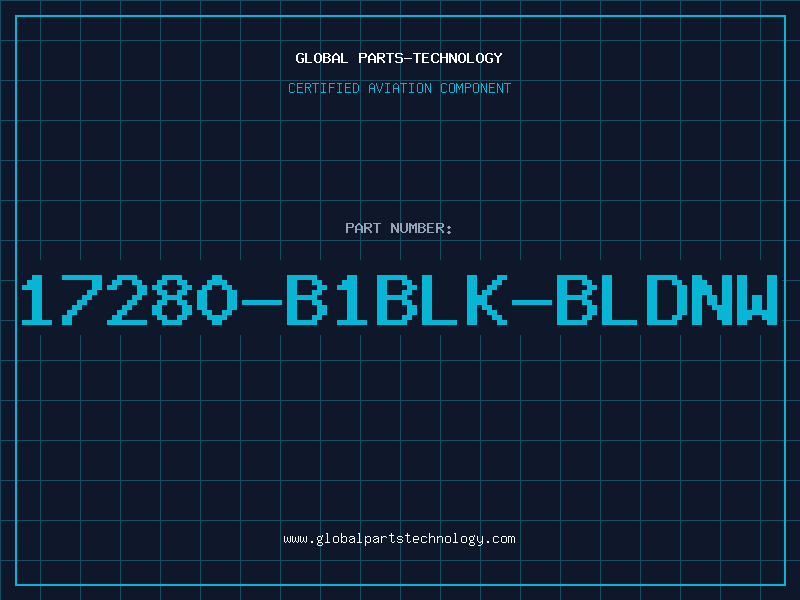 Aviation Part 17280-B1BLK-BLDNW