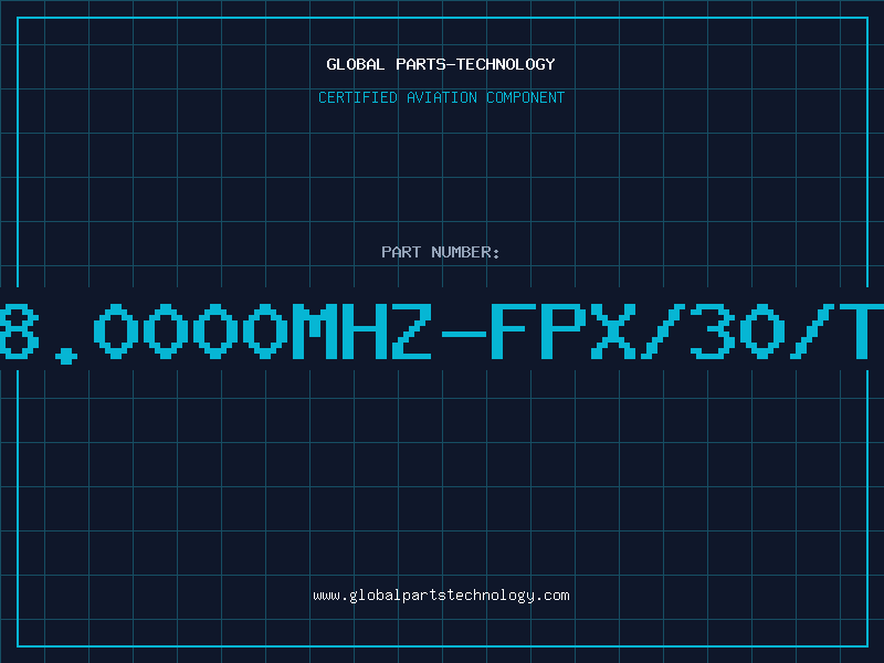 Aviation Part 18.0000MHZ-FPX/30/TR