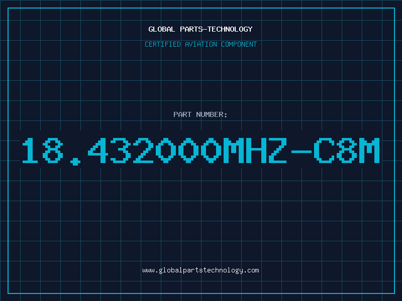 Aviation Part 18.432000MHZ-C8M