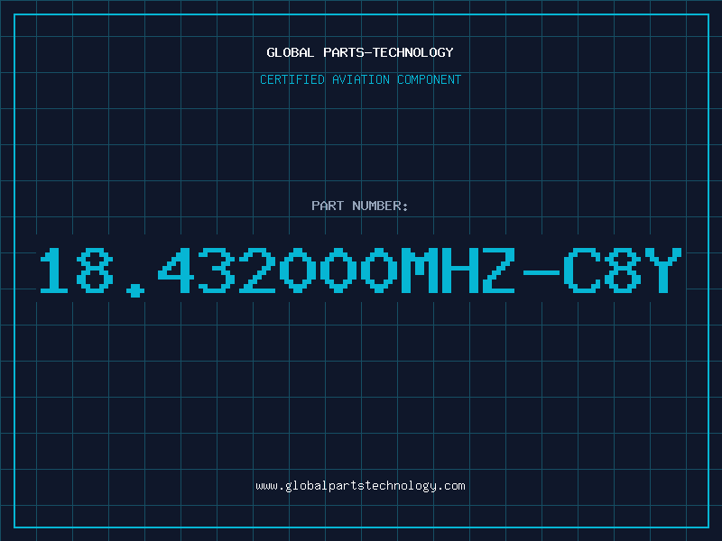 Aviation Part 18.432000MHZ-C8Y