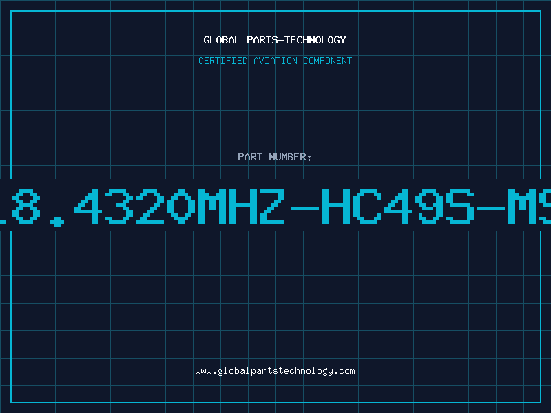 Aviation Part 18.4320MHZ-HC49S-MS