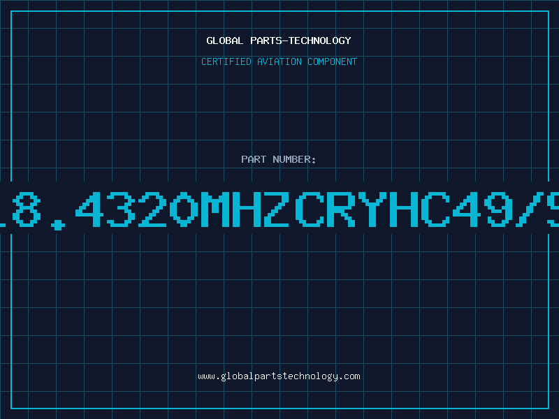 Aviation Part 18.4320MHZCRYHC49/S