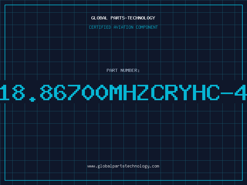 Aviation Part 18.86700MHZCRYHC-4